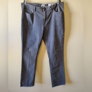 Volcom Men’s Vorta Slim Straight Jeans Slate Gray